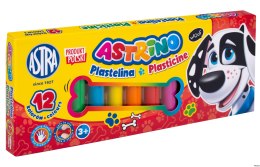 Plastelina Astrino 12 kolorów ASTRA, 303221003