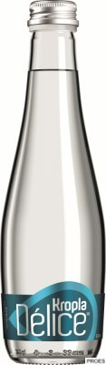 Woda KROPLA BESKIDU gazowana 0.33L butelka szklana zgrzewka 24 szt.