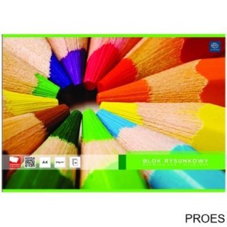 Blok rysunkowy A4 20 80g INTERDRUK