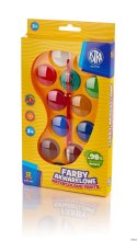 Farby akwarelowe 12 kolorów fi 30 mm - paletka ASTRA, 302117001