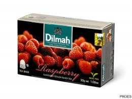 Herbata DILMAH MALINY (20 saszetek) 85041 czarna