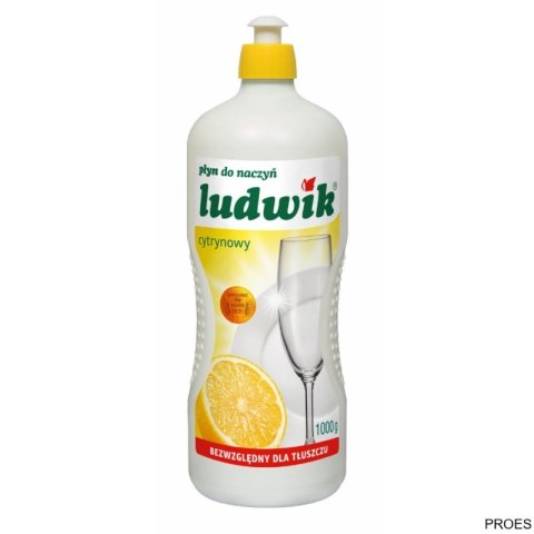 LUDWIK Płyn do mycia naczyń 900g cytrynowy 28867