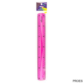 Linijka elastyczna 30cm różowa SSC010 STRIGO