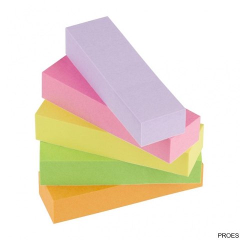 Znaczniki POST-IT (670/5), papier, 15x50mm, 5x100 kart., mix kolorów neonowy Znaczniki POST-IT (670/5), papier, 15x50mm, 5x100 kart., mix kolorów neonowy