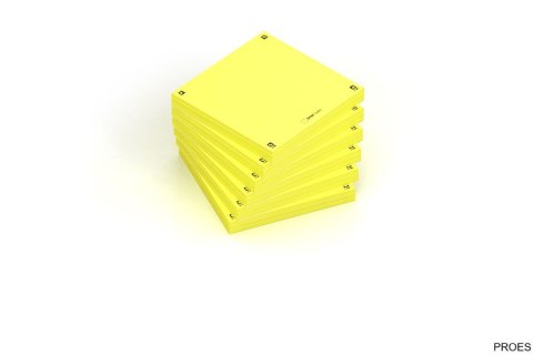 Bloczki samoprzylepne OXFORD spot notes 75x75 mm,6 x 80 kartek, żółty 400096929 Bloczki samoprzylepne OXFORD spot notes 75x75 mm,6 x 80 kartek, żółty 400096929
