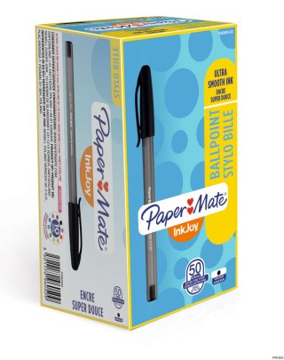 Długopis ze skuwką INKJOY 100 CAP M czarny PAPER MATE S0957120