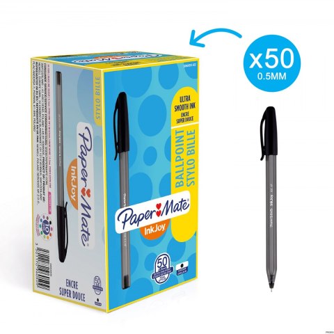 Długopis ze skuwką INKJOY 100 CAP M czarny PAPER MATE S0957120 Długopis ze skuwką INKJOY 100 CAP M czarny PAPER MATE S0957120