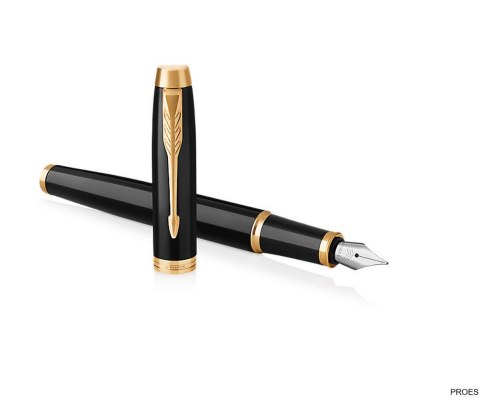 Pióro wieczne (F) PARKER IM BLACK LACQUER GT 1931645, giftbox Pióro wieczne (F) PARKER IM BLACK LACQUER GT 1931645, giftbox
