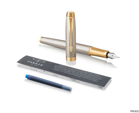 Pióro wieczne (F) PARKER IM PREMIUM WARM GREY GT 1931684, giftbox (X) Pióro wieczne (F) PARKER IM PREMIUM WARM GREY GT 1931684, giftbox (X)