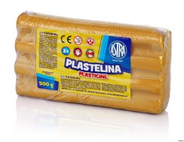 Plastelina metaliczna Astra 500g złota, 303117014
