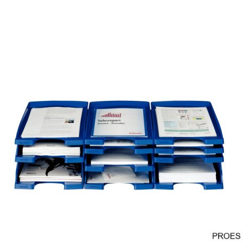 Półka na dokumenty LEITZ Plus Slim czerwony 52370025 Półka na dokumenty LEITZ Plus Slim czerwony 52370025