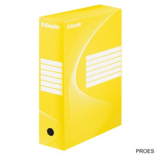 Pudełka archiwizacyjne ESSELTE BOXY 100mm żółte 128423