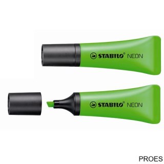 Zakreślacz STABILO neon zielony 72/33