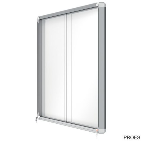 Gablota magnetyczna zewnętrzna Nobo Premium Plus 18xA4 (drzwiczki przesówne) 1902571