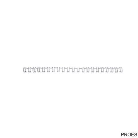 Grzbiety drutowe GBC A4 21L 6mm SLV (100szt) IB160431 (X)