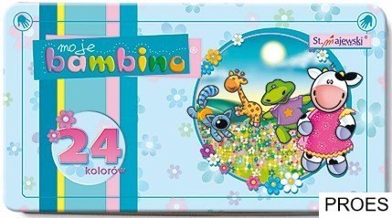 Kredki BAMBINO 24 kol.met.pud. Kredki BAMBINO 24 kol.met.pud.