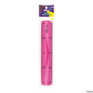 Linijka elastyczna 20cm różowa SSC012 STRIGO