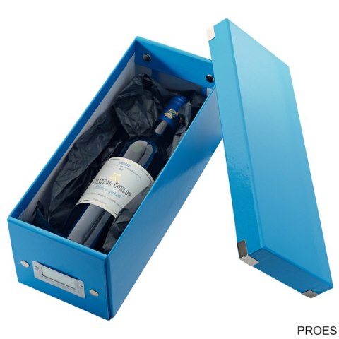Pudło LEITZ C&S na CD WOW niebieskie 60410036 (X)