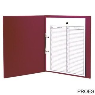 Teczka do akt osobowych 2 ringi Bordo TD-12-06 BIURFOL
