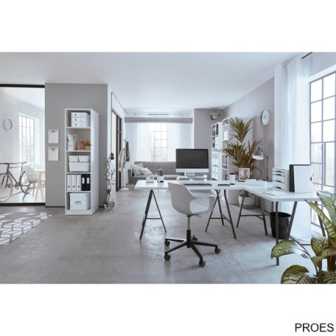 Teczka z 6 przegródkami PP Leitz WOW, biała 45890001 -a Teczka z 6 przegródkami PP Leitz WOW, biała 45890001 -a