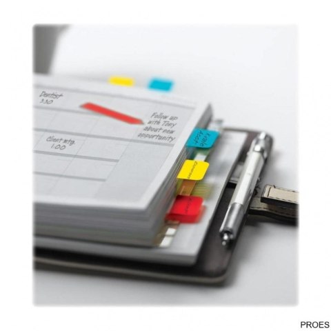 Zakładki indeksujące POST-IT do archiwizacji (686-RYB), PP, silne, 38x25mm, 3x22 kart., mix kolorów Zakładki indeksujące POST-IT do archiwizacji (686-RYB), PP, silne, 38x25mm, 3x22 kart., mix kolorów