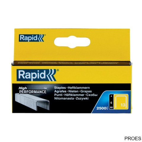 Zszywki do zszywaczy pistoletowych Rapid 13/6 2,5M 2500 szt. 11830725 Zszywki do zszywaczy pistoletowych Rapid 13/6 2,5M 2500 szt. 11830725