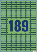 Etykiety zielone L6049-20 25,4 x 10 20 ark Usuwalne, Avery Zweckform (X)