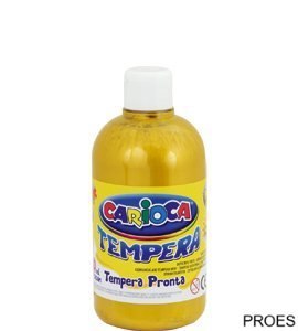 Farba tempera 500 ml, złota CARIOCA 170-2217/170-2667