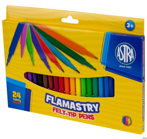 Flamastry Astra CX - 24 kolory, 314107003 Flamastry Astra CX - 24 kolory, 314107003