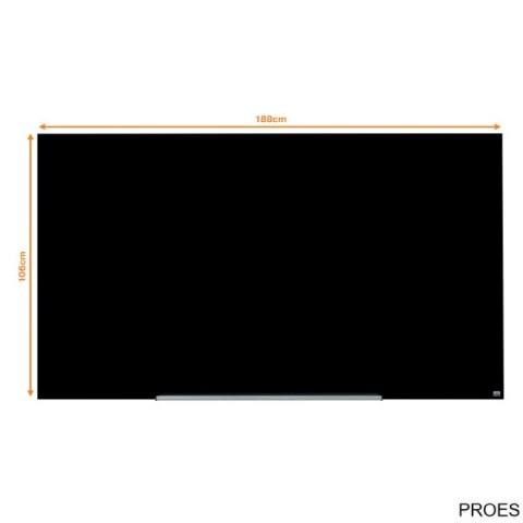Szklana tablica Nobo Impression Pro 1900x1000mm, czarna 1905182 Szklana tablica Nobo Impression Pro 1900x1000mm, czarna 1905182