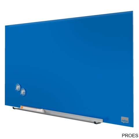 Szklana tablica Nobo Impression Pro 680x380mm, niebieska