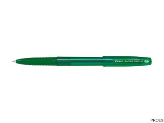 Długopis olejowy ze skuwką PILOT SUPER GRIP zielony BPS-GG-F-G (X)
