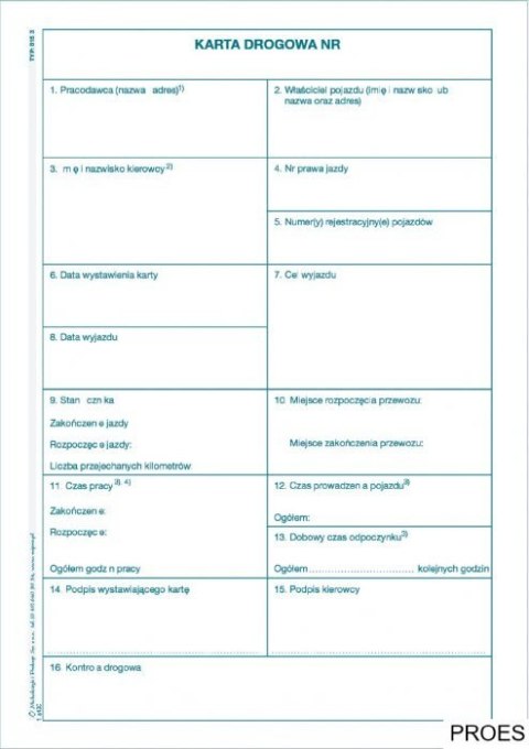 Karta drogowa A5 Numer. 815-3N Karta drogowa A5 Numer. 815-3N