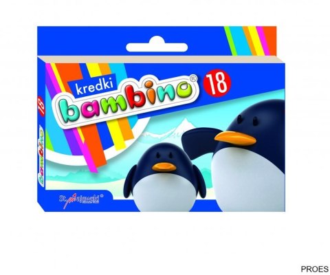 Kredki BAMBINO 18 kol. Kredki BAMBINO 18 kol.