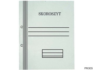 Skoroszyt oczkowy biały A4 pełny 350g 50szt. KIEL-TECH