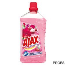 AJAX Płyn do mycia podłóg Floral Fiesta 1l różowy 36711
