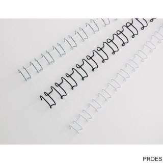 Grzbiety drutowe GBC A4 21L 14mm czarne (100szt) IB165429 (X)