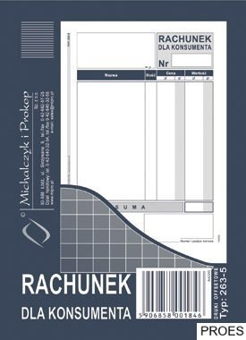 263-5 Rachunek dla konsumenta A6 offset MICHALCZYK&PROKOP (X) 263-5 Rachunek dla konsumenta A6 offset MICHALCZYK&PROKOP (X)