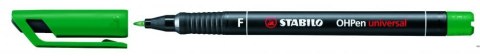 Foliopis STABILO OHPen niezmywalny 0.7mm zielony 842/36 Foliopis STABILO OHPen niezmywalny 0.7mm zielony 842/36