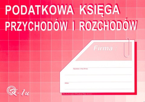 K-1U Podatkowa księga przychodów i rozchodów A4 offset MICHALCZYK&PROKOP