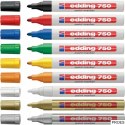 Marker lakierowy 2-4mm 750 czerwony EDDING końcówka okrągła