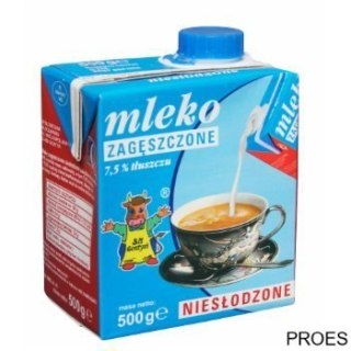 Mleko GOSTYŃ 7,5% zagęszczone niesłodzone 500g