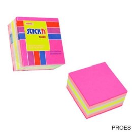 Bloczek STICKN 51x51mm różowy-mix neon i pastel 21533