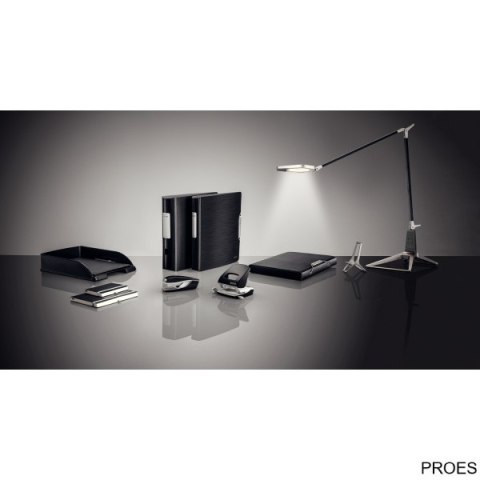 Dziurkacz duży metalowy Leitz Style, czarny, 10 lat gwarancji, 30 kartek 50060094 Dziurkacz duży metalowy Leitz Style, czarny, 10 lat gwarancji, 30 kartek 50060094