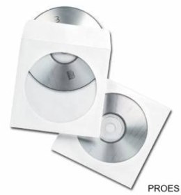 Koperty NC samoklejące CD SK białe 90g okno okrągłe 1000szt. 33020117