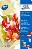 Papier foto wysokobłyszczący 2556-20 A4 20 ark. Premium, biały, 250g, Avery Zweckform (X)