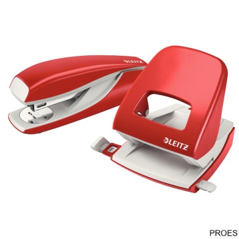 Zszywacz 55020 LEITZ czerwony 24-26/6 30k średni metalowy 55020025 Zszywacz 55020 LEITZ czerwony 24-26/6 30k średni metalowy 55020025