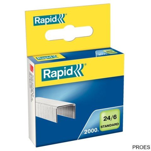 Zszywki Rapid Standard 24/6 2M , 2000 szt. Rapid 24858800