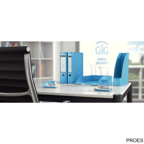 Dziurkacz 5008 LEITZ jasnoniebieski 30 kartek duży metalowy 50080030