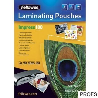 Folie do laminacji błyszczące A3 100mic. 5351205 FELLOWES